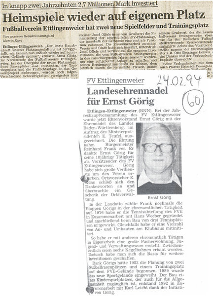 Tennisabteilung zu gründen.