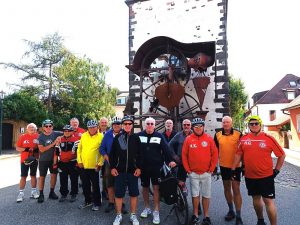 Gruppenbild der AH-Radfahrer des FVE
